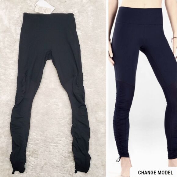 Fabletics Pants - Fabletics Black Cashel Foldover PureLuxe Legging, Size Small